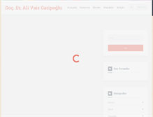 Tablet Screenshot of alivaizgaripoglu.com